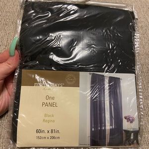 Mainstays Black Curtain